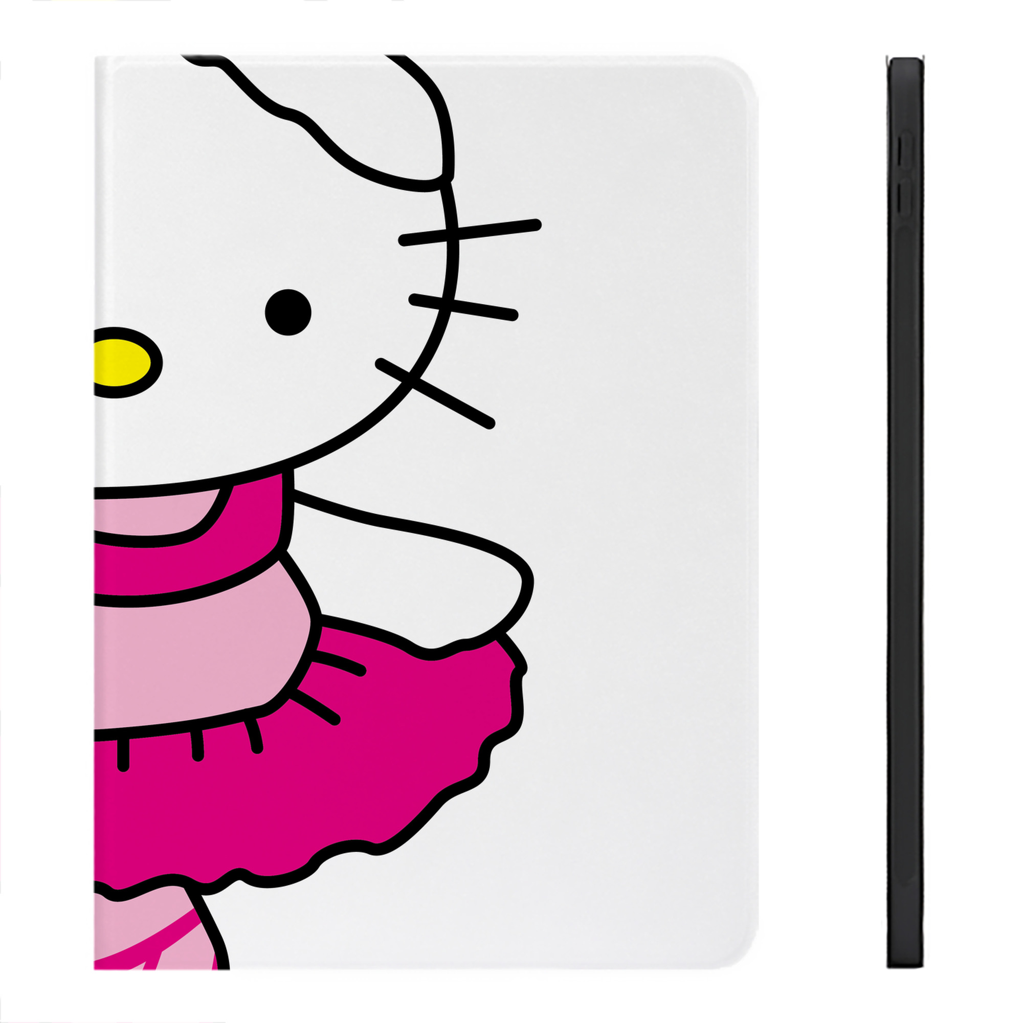 （画像用） Hello Kitty ハローキティ IPadケース ペンホルダー付き ブックスタイルデザイン